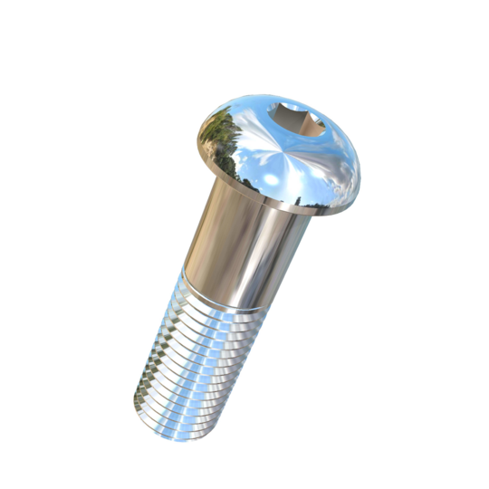 Titanium 1-8 X 3-1/2 UNC Button Head Socket Drive Allied Titanium Cap Screw